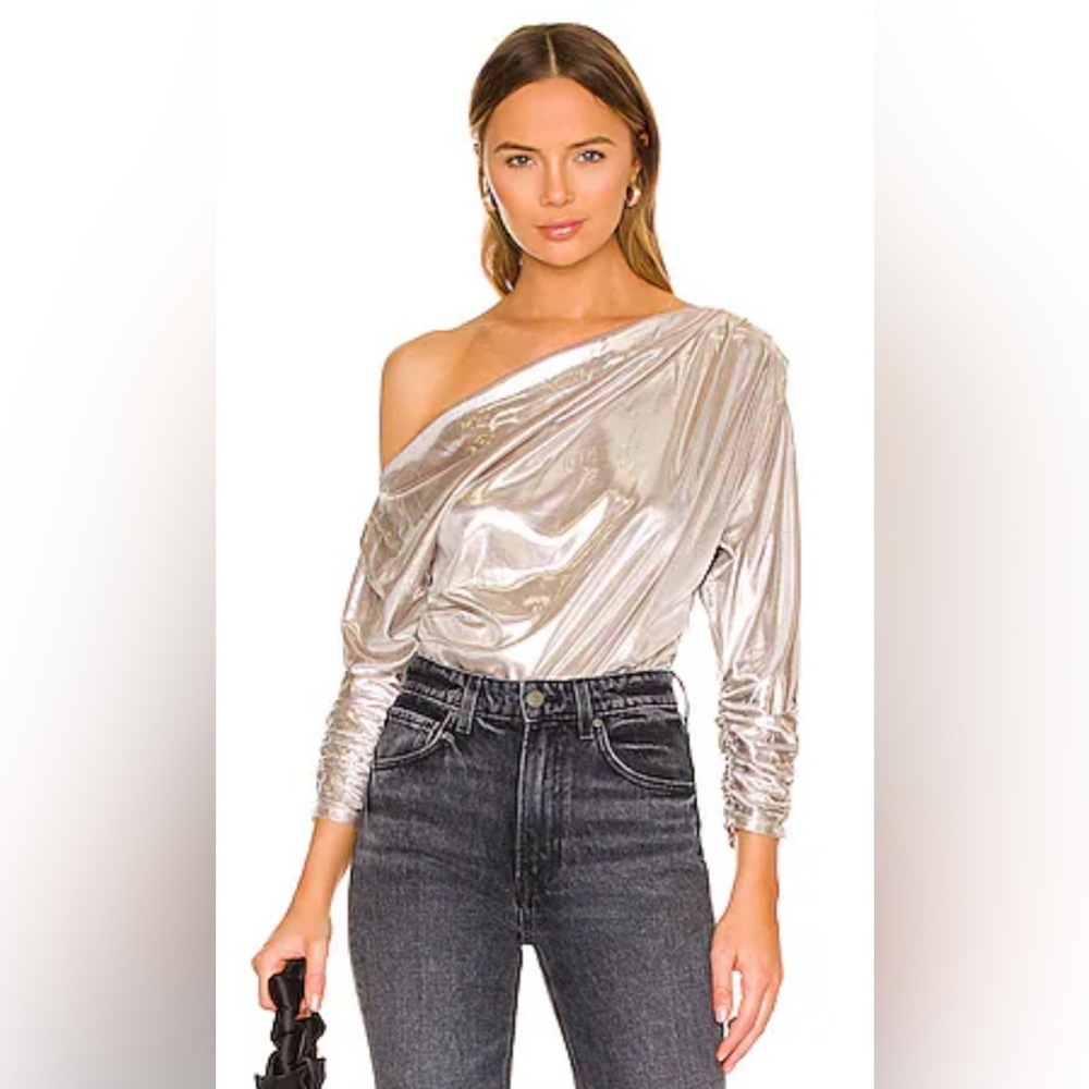 ASTR the Label Lorella Bodysuit Silver